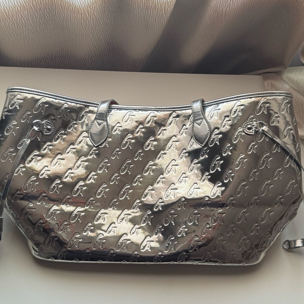 Stylish Silver Tote Bag